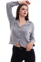 Cm1190 Buttoned Jacket Gray - 2