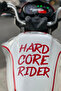 Decorative Red Hard Core Rider Sticker for Car-motor 15cmx12cm (1 PC) - 2