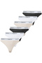 Lycra 6-Piece Box Premium Slip Panties with Writing, Suitable for Daily Use Gloria