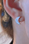 Moon and Star Gold Color Women's Earrings - 3