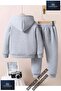 Hooded Children's "Sade Mdel" Unprinted Tracksuit Set - 2