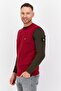 Men Crew Neck Brand Logo Sweater Vest, Red - 3