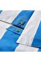 Blue-White Double Duvet Cover Set 240X220/50X60 cm - 4