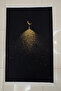 Decorative Digital Printed Black Non-Slip Base Prayer Rug Prayer Rack 75x120 - 2