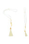 Taffeta Prayer Rug with Slub Pouch and Pearl Vav Prayer Beads Set, Portable Prayer Set - 4