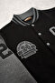 Men's Black College Jacket - 4