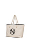 Beige-Black Women's Shoulder Bag Cn7234T - 5