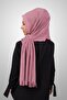 Practical Pleated Shawl Ready-To-Wear Organic Lilac Color Sponge Model - 7