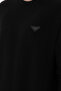 Men's Comfort Fit Crew Neck Black Sweatshirt 50290777-Vr046 - 7