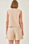 Women's Stone V-Neck Vest Shorts Set 60316 60271017 - 7