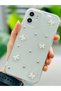 iPhone 12 and 12 Pro Compatible Pearl Butterfly Design Flexible Silicone Case with Toy - 2