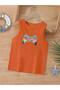 Cartoon Character Printed Sleeveless Children's T-Shirt