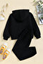Heart Printed Children's Comfortable Tracksuit Set - 2