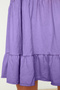 Lilac Wide Cut V-Neck Mini Woven Dress Twoss20El0400 - 4