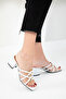 White Women's Classic Heeled Shoes 18828 - 5