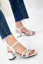 White Women's Classic Heeled Shoes 18831