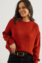 Women's Tile Crew Neck Links Knit Knitwear Sweater Kzk- 19000870 - 5