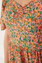 Tangerine A-Line Balloon Sleeve Floral Print Midi Woven Dress TWOSS20EL2323 - 4