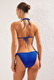 Saks Aksesuarlı Üçgen Kaplı Regular Normal Bel Bikini Takımı TBESS25BT00037 - 5