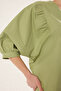 Khaki Bat Sleeve Regular Regular Fit Woven Shirt Twoss20Go0076 - 4