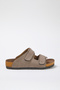 Mink Double Velcro Strappy Flat Women's Slippers Takss25Te00002 - 3