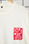 Ecru Oversize/Wide Cut Crew Neck Fluffy Back Printed T-Shirt Tmnss25Ts00044 - 9