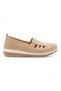 Z110 Women's Khaki Leather Comfort Shoes