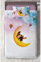 BABY AND KIDS ROOM Moon and Witch Patterned Bedspread