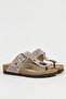 Beige Women's Slippers Pc-7305 - 2