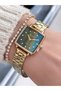 Steel Cord Square Case Mi̇lano Women's Wristwatch with 2 Years Warranty + Bracelet as a Gift - 4
