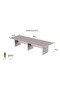 Zelda Conference Table | Office Conference cum Meeting Table, Light Concrete_360cm - 5