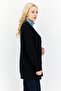 Women V-Neck Long Sleeve Embroidered Cardigans, Black - 3