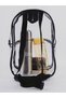 PVC Fabric Makeup Bag with Transparent Compartment - Transparent Women's Beach Bag - Waterproof Fabric - 9