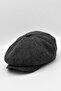 Herringbone Pattern Black Cap - 2