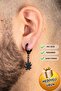 Men's Unisex Steel Dangle Earrings Do Not Rust or Tarnish