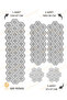 New Luxury Runner Living Room Coffee Table Table Cloth Living Room Set 5 Pieces (GRAY) - 8