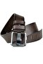 Custom-Made Genuine Leather Men's Jeans Belt 4.5CM Black Pipe Buckle Extra Thick 4MM Italian Sports Belt - 5