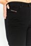 Women Slim Fit 2004 Plain Stretchable Jeans, Black - 3