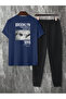 Unisex 1898 Brooklyn Printed 2-Piece Tracksuit Set