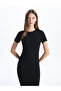 Xside Women's Crew Neck Bodycon Dress (S5) - 2