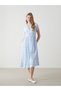 Nevavm with a Difference Xside Blue Floral Women's Shirt Dress - S5H337Z8-Lqq