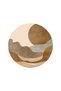 Round Full Circle Boho Bohemian Style Shaped Wall Sticker - 3