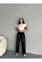 Women's Pale Effect Loose Cut Comfortable Wide Leg Baggy Jeans - 6