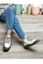 Women's Boots Microfiber Leather Orthopedic Crepe Sole Elastic Ankle Boots Beige Color - 2