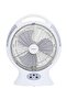 OMF1579 Desktop Rechargeable Fan with LED, 12 Inch