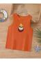 Cartoon Character Printed Sleeveless Children's T-Shirt