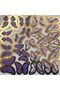 Purple Gold Leaf Butterfly Cake Decor Ornament 42 Pieces