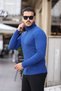 Men's 3-Pack High Neck Knit Sweater + Perfume - 4