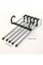 Movable Inside Closet Pants Tie Shawl Hanger System Organizer Layered Hanger Organizer Wardrobe - 3
