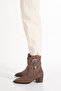 8013 Women's Genuine Leather Side Buckle Summer Boots - 3